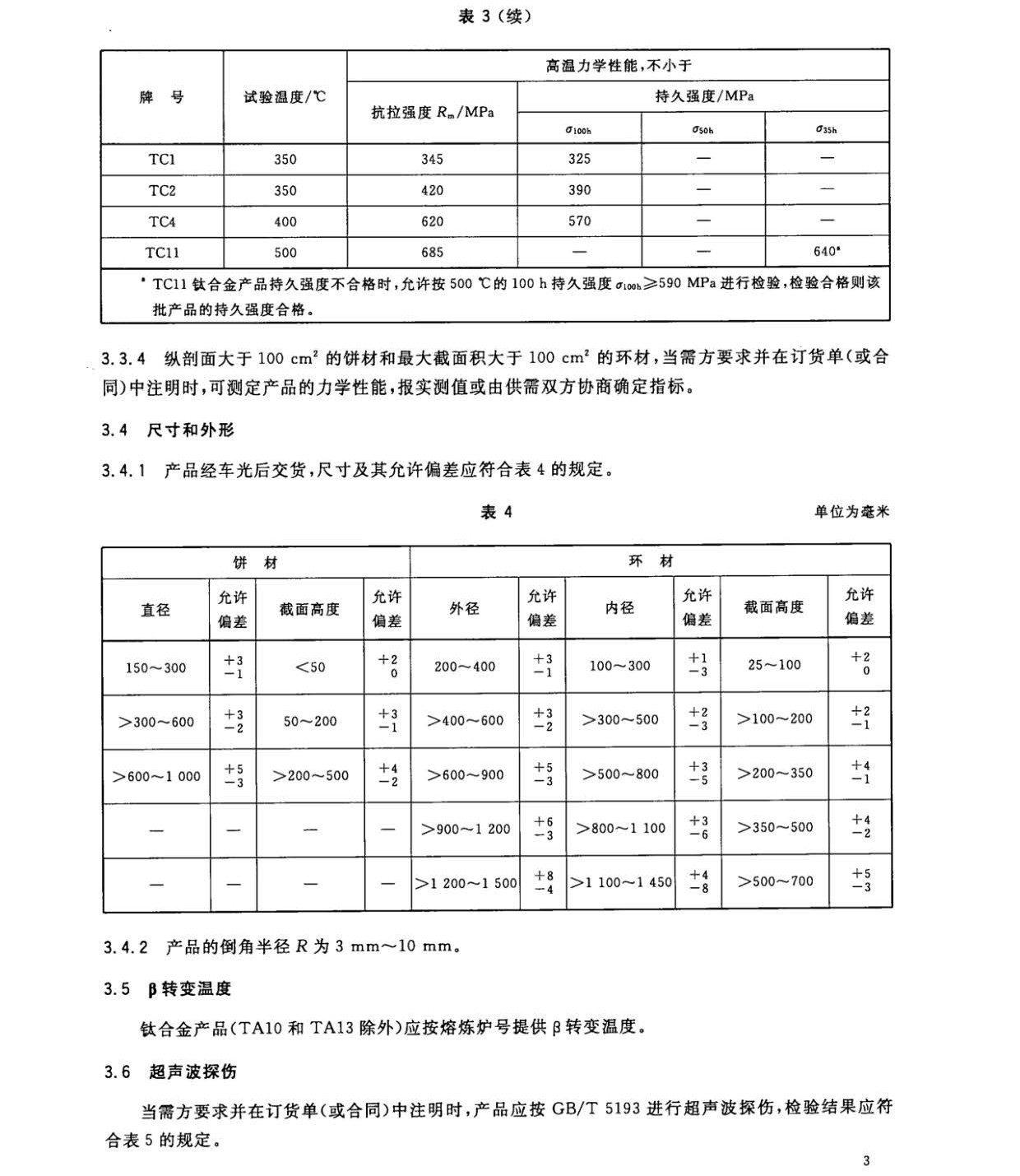 鈦及鈦合金餅和環(huán)國(guó)家標(biāo)準(zhǔn) GB/T 16598-2013